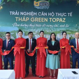 Lãnh đạo Tập đoàn Bcons Và đơn Vị Phân Phối độc Quyền Bcons City – Sao Việt Cắt Băng Khai Trương